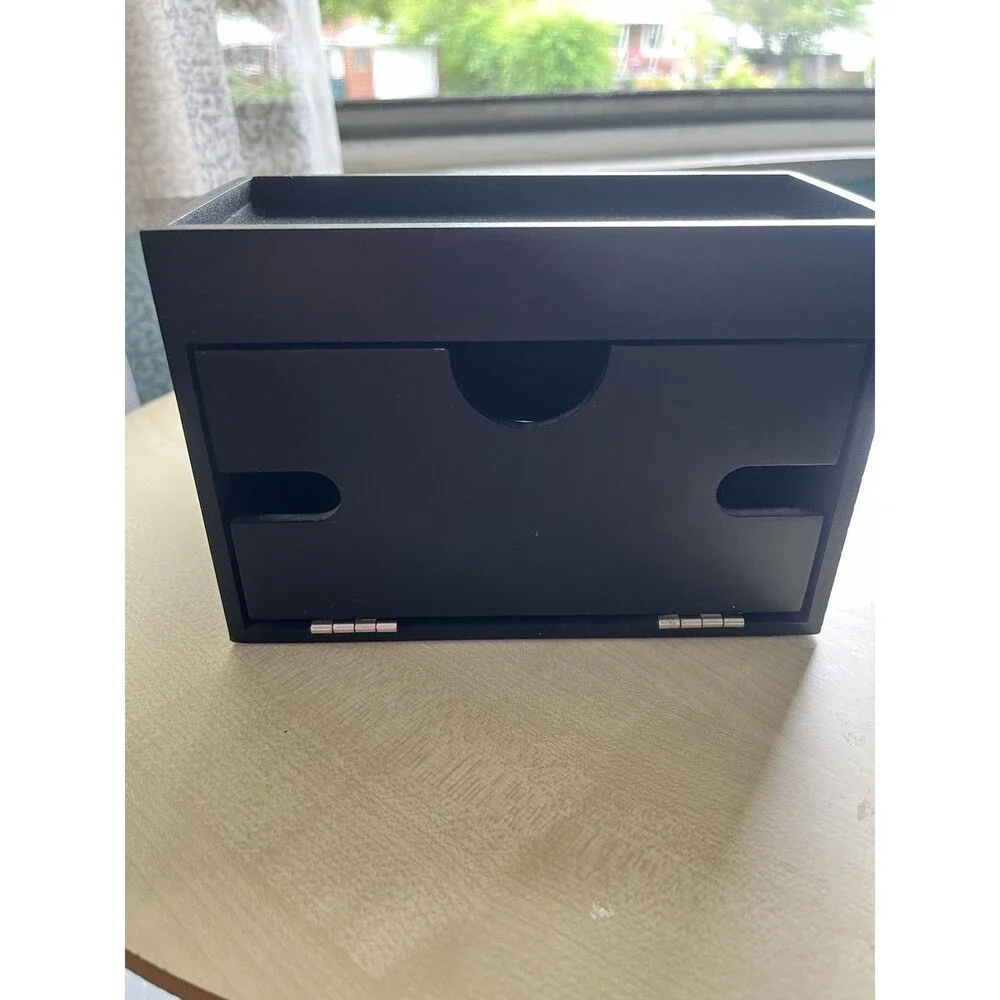 Wooden Charging Station Excellent Condition Compartment For Cords